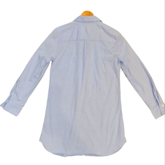 Victoria's Secret Blue Button Down/Up Longsleeve Nightgown Pajam Night Shirt XS - Picture 4 of 11